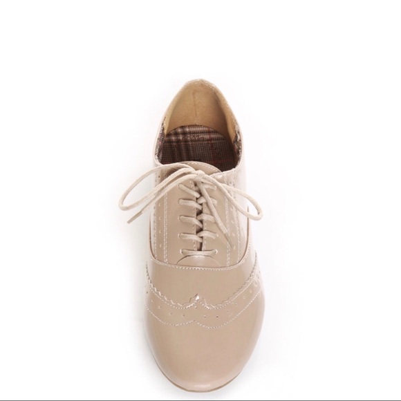 Nude Oxford shoes - Picture 4 of 5